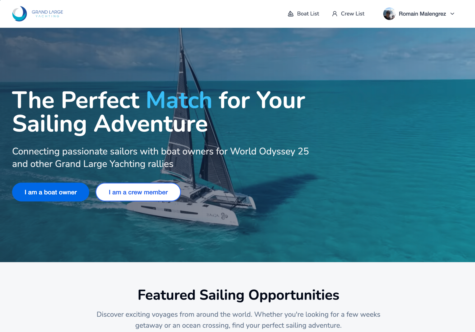 Building a sailing community platform